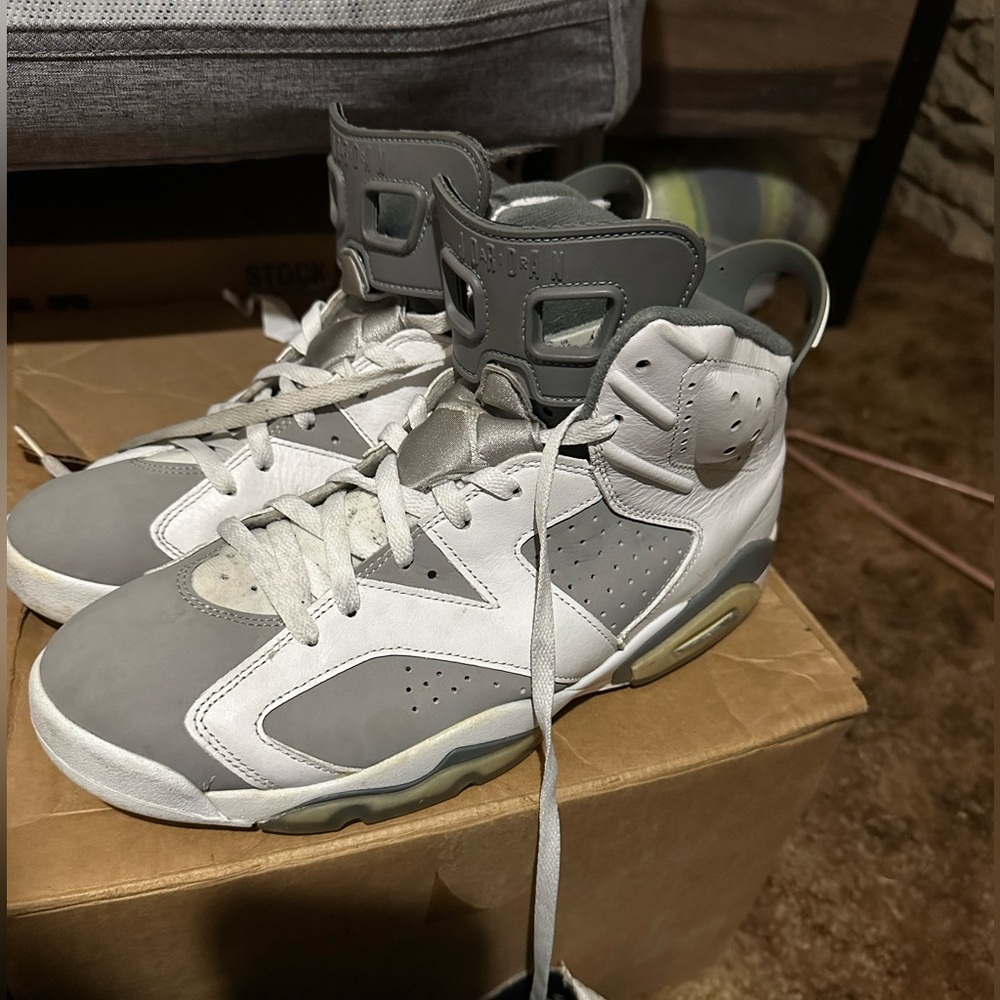 Nike air Jordan 6 “cool gray” sneakers (read description)
